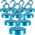 Neosmuk Magnetic Hooks, 85lb Heavy Duty, 10 Pack by Neosmuk