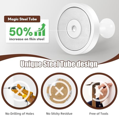 Neosmuk Magnetic Hooks Steel Tube Design - Image 3