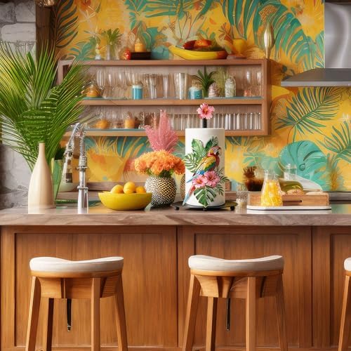 Chunful Tropical Parrot Paper Towel Holder - Image 6