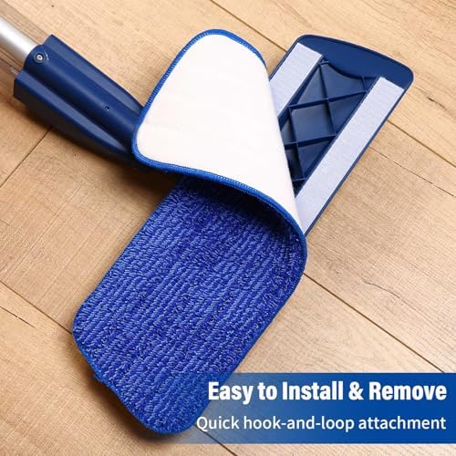 16.5" Microfiber Mop Pads Refills, 4 Pack Reusable Replacement Heads​​ - Image 5