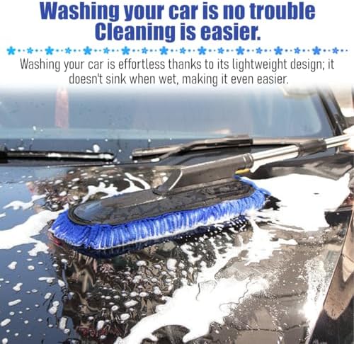 Car Duster Exterior Scratch Free, Microfiber Vehicle Dust Cleaning Brush - Image 3