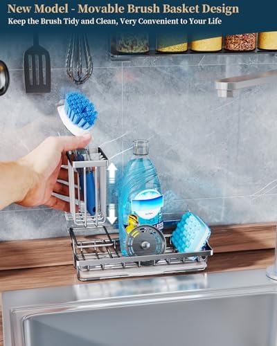 Consumest Sink Caddy, Kitchen Sponge Holder - Image 2