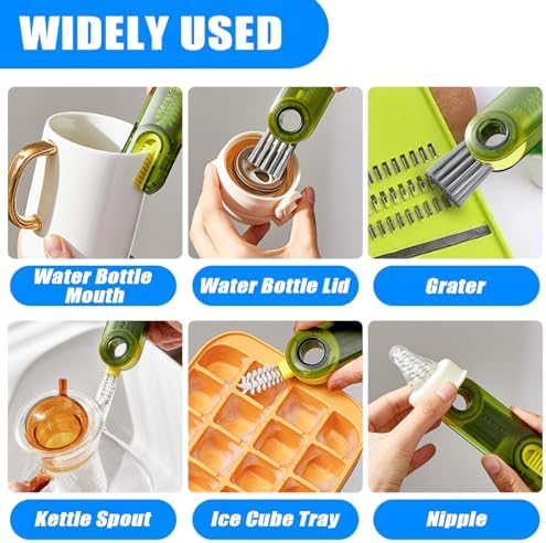Cup Lid Gap Cleaning Brush 3PCS Bottle Brushes 3 in 1 Cup Lid Gap Cleaner - Image 4