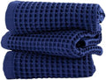 PÜSKÜL Natural 100% Turkish Cotton Waffle Hand and Kitchen Towels Set of 3 by P%C3%BCsk%C3%BClTextile