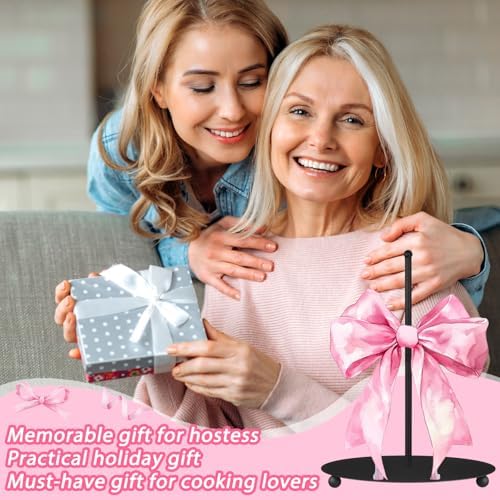MorningRo Pink Bow Paper Towel Holder Pink Countertop Kitchen Decor and - Image 5