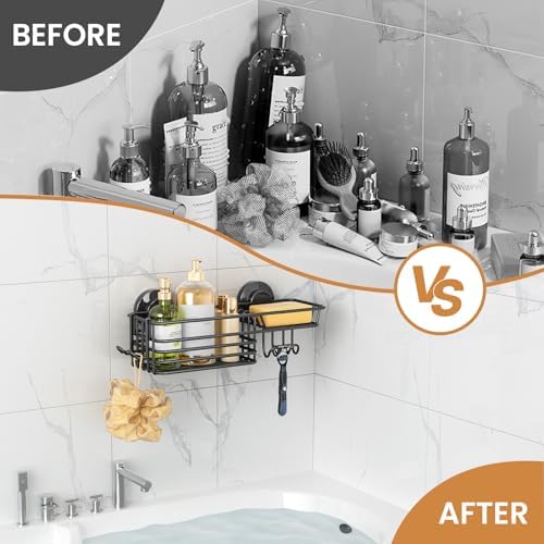 LEVERLOC Shower Caddy Suction Cup, Suction Caddy - Image 5