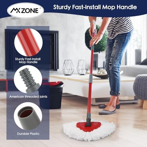 Spin Mop Handle for O-Cedar EasyWring/RinseClean, 30-58 in - Image 5