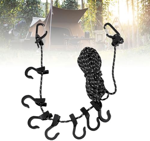 16.4ft Portable Travel Clothesline - Image 5