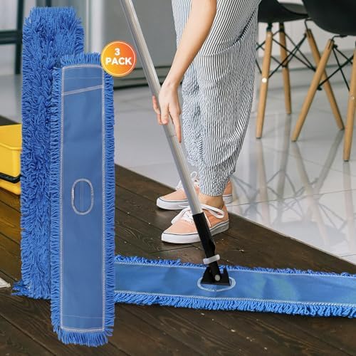 Commercial 48 Inch Dust Mop Head: Replacement Heavy-Duty Sweeper and Janitorial - Image 7