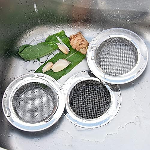 CORNERJOY 2PCS Kitchen Sink Strainer-Stainless Steel Mesh Drain Strainer - Image 4