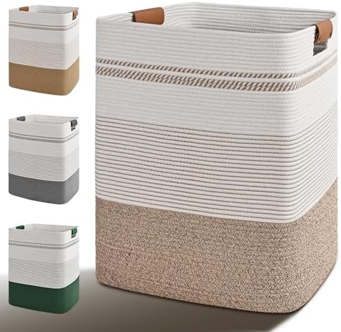 Laundry Hamper, 95L Tall Laundry Basket by Degeyoyo