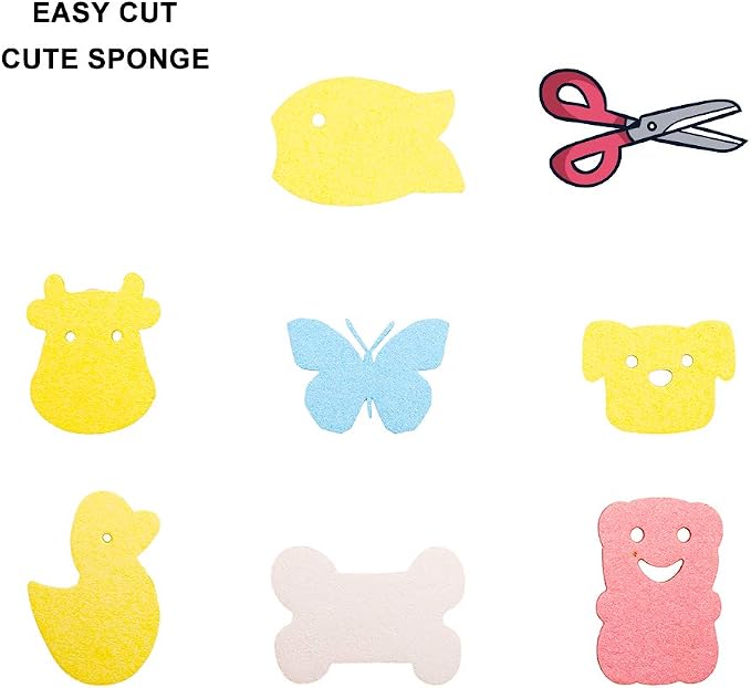 ARCLIBER 36 Pack Colorful Cellulose Sponges Non-Scratch - Image 4