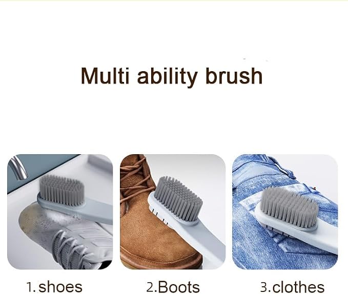 Double-Sided Shoe Brush, Long Handle - Image 6