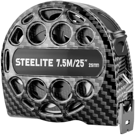 STEELITE Tape Measure 25'FT Stainless Steel Waterproof & Rustproof Retractable by STEELITE