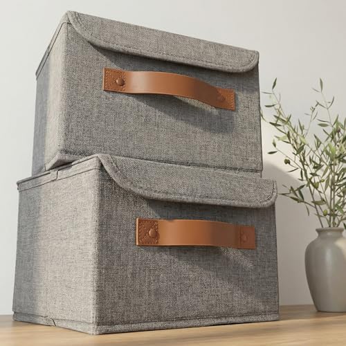 Decorative Linen Storage Boxes by ZICOTO