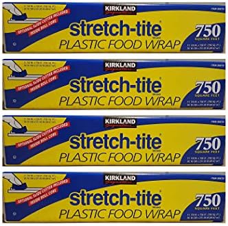 Kirkland Signature Stretch Tite Plastic Food Wrap 11 7/8 Inch X 750 SQ. FT. by KIRKLAND