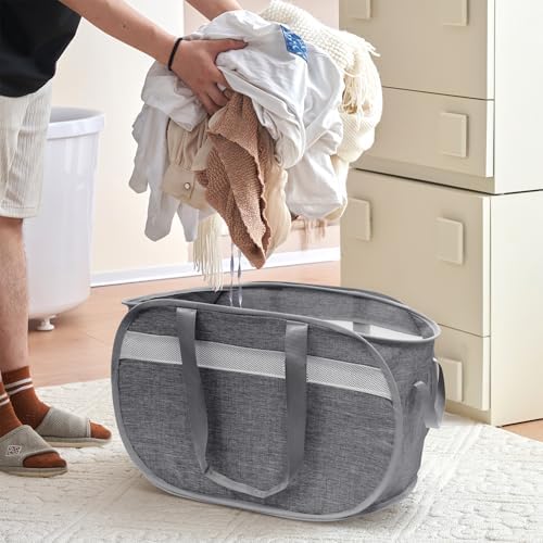 Collapsible Tear Proof Laundry Baskets - Image 2