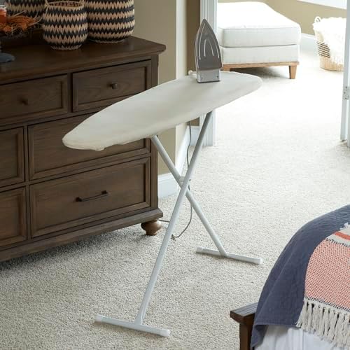 Household Essentials Universal Ironing Board Cover and Pad, Natural Cotton - Image 2