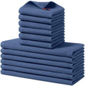 Homaxy 12 Pack 100% Cotton Kitchen Towels and Dishcloths Set by Homaxy