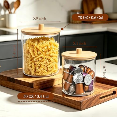 Amolliar Clear Acrylic Laundry Pods Container - Image 3
