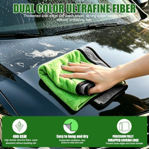 6PCS Microfiber Car Wash Mitt - Image 4