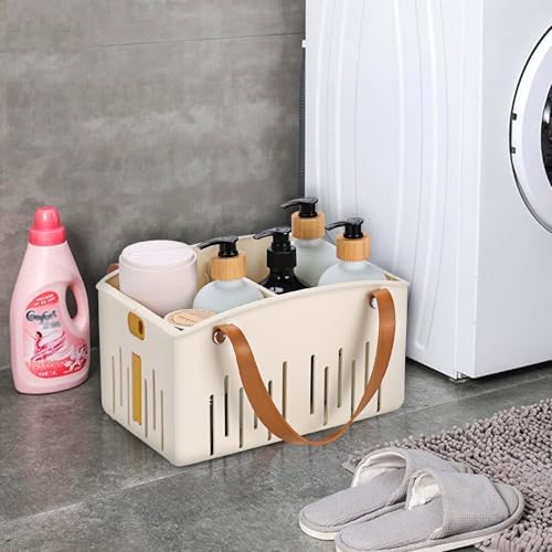 Portable Shower Caddy Collapsible Plastic Shower Basket Tote - Image 6