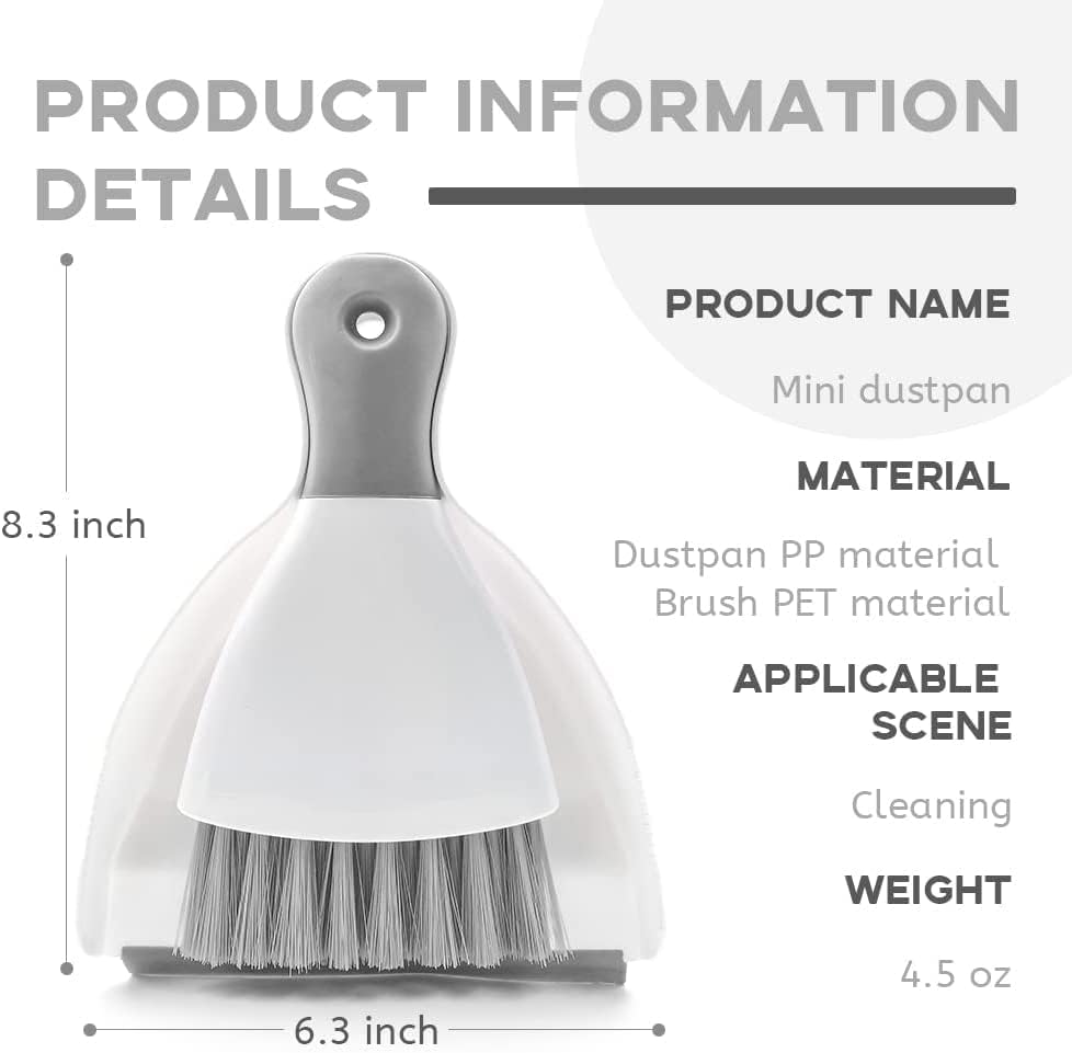 Small Hand Dust Pan and Brush - Image 5