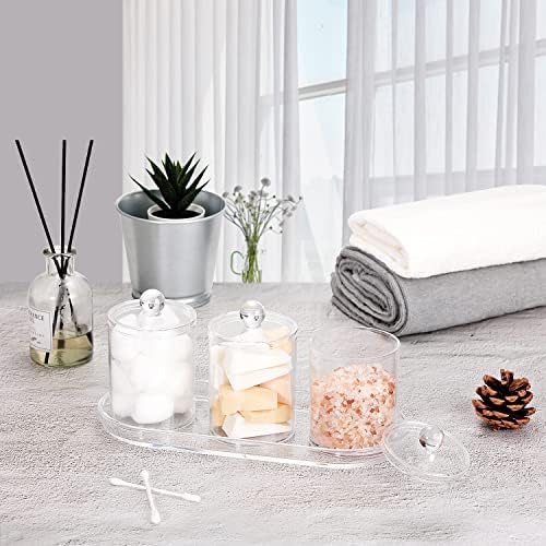 SheeChung 3 PCS Qtip Holder Bathroom Set - Image 3