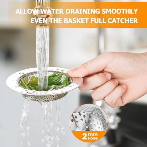 Huntonry 2PCS Kitchen Sink Drain - Image 6