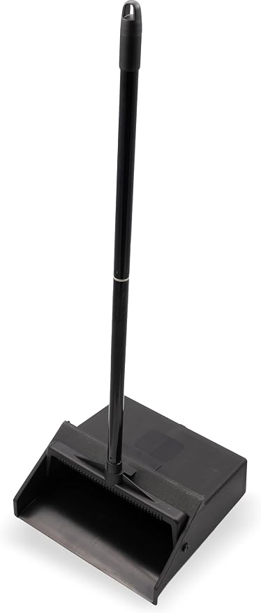 Sparta Upright Dust Pan with 30 Inch Two-Piece Handle, 12-Inch Pan, Serrated by CarlisleFoodServiceProducts