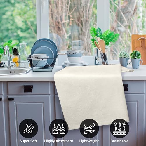 ROYALE LINENS Flour Sack Dish Towels - Image 5