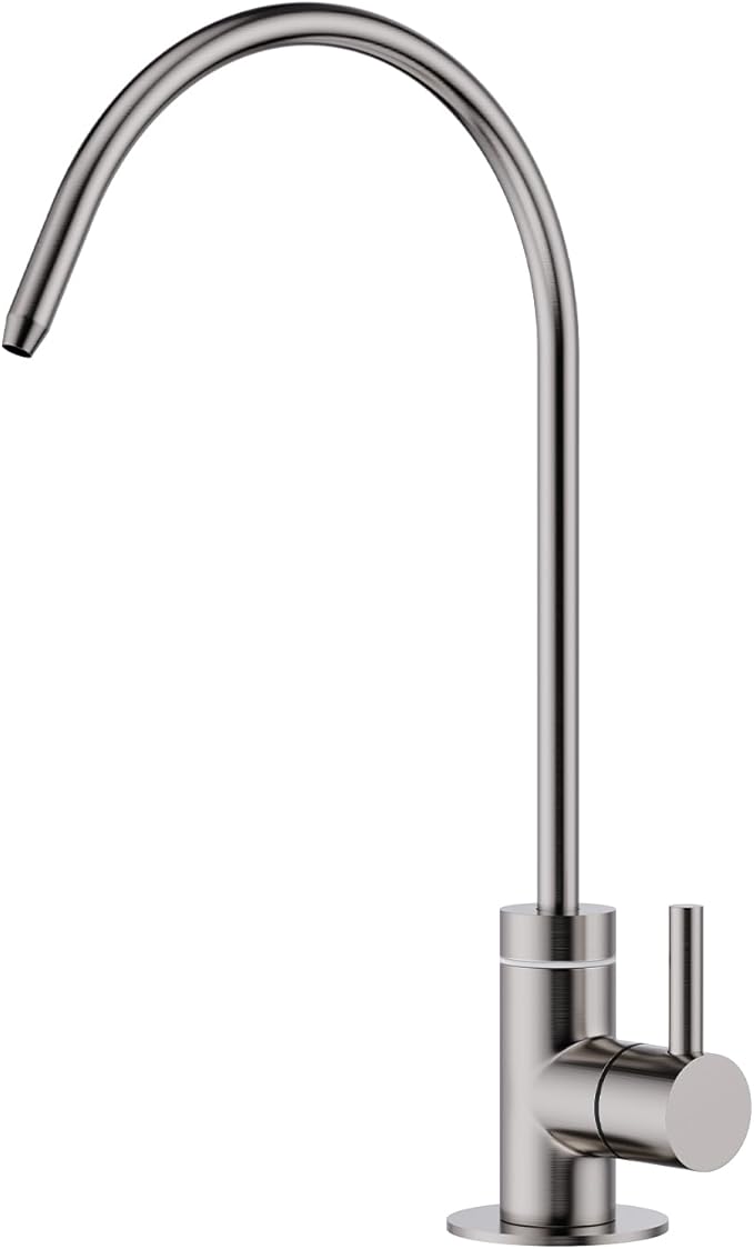GIMILI Drinking Water Faucet for Kitchen Sink Brushed Nickel | Kitchen Water by MoreChoicesForYourDreamHome
