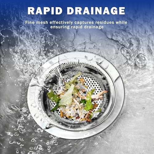 2 Pack Kitchen Sink Drain Strainer - Image 3