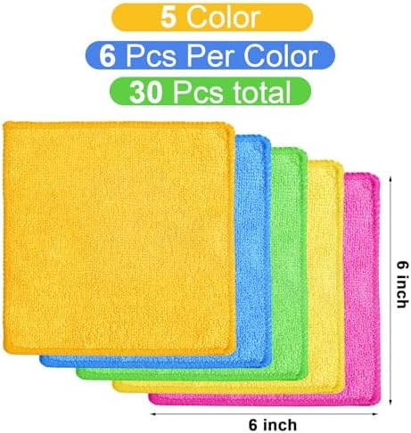 Tanlade 30 Pcs Dry Erase Cloth, 6 X 6 Inch - Image 2