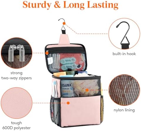 Lifewit Mesh Shower Caddy Bag Portable - Image 3