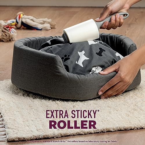 Scotch-Brite Pet Hair Pickup Extra Sticky Lint Roller - Image 5