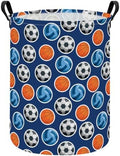 Round Laundry Basket Collapsible Storage Hamper Organizer Ball Sports by LANGYASHAN