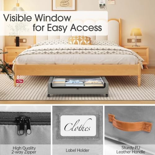 Yecaye 4 Pack Under Bed Storage - Image 5