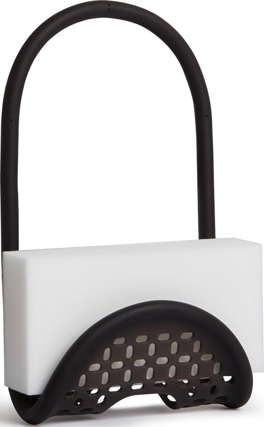 Umbra Sling Flexible Sink Caddy, Elastic Non-Slip Sponge Holder by Umbra