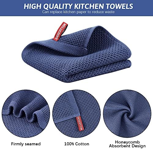 Nialnant Kitchen Hand Towels, 13 x 28 Inches, 100% Cotton - Image 4