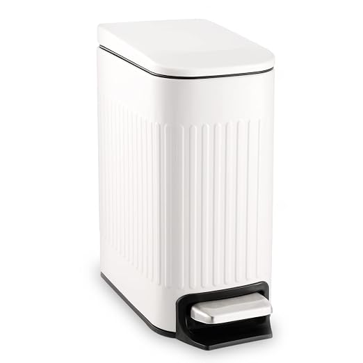 TrashAid Slim Bathroom Trash Can by TrashAid