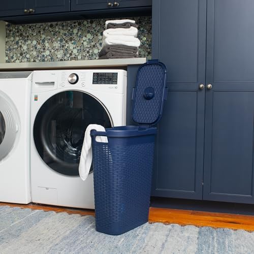 Mind Reader Slim Laundry Hamper - Image 2