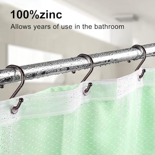 Shower Curtain Hooks, Metal Shower Hooks - Image 2