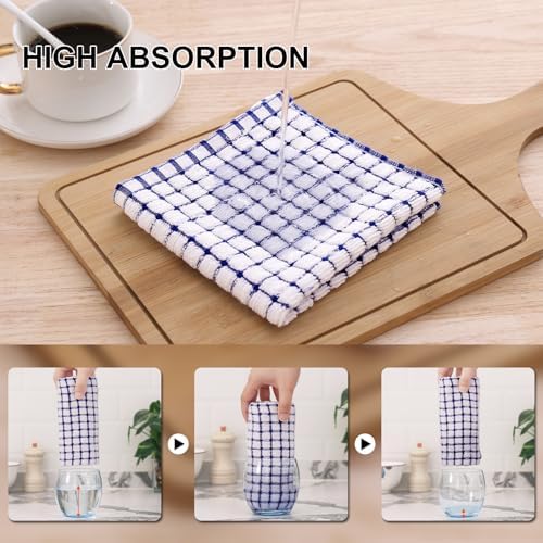 Kitinjoy Cotton 8 Pack Terry Kitchen Towels - Image 3