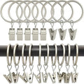 LLPJS 100 Pack Curtain Rings by LLPJSCurtainRingsClipHooks