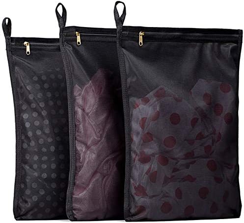 TENRAI 3 Pack Delicates Laundry Bags, Bra Fine Mesh Wash Bag, Use YKK Zipper by TENRAI