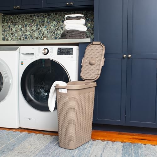 Mind Reader Slim Laundry Hamper - Image 2