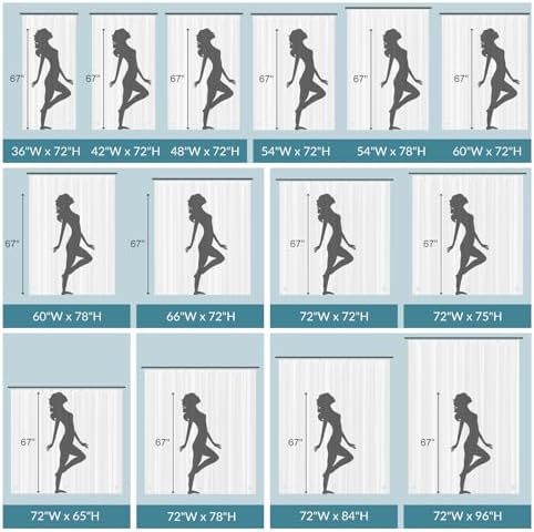 Titanker Plastic Shower Curtain Liner - Image 7