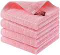 Homaxy 100% Cotton Terry Kitchen Dish Cloths, 4 Pack by Homaxy