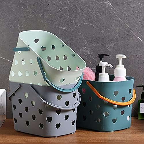 Portable Shower Caddy with Handle Plastic Shower Basket Organizer - Image 3